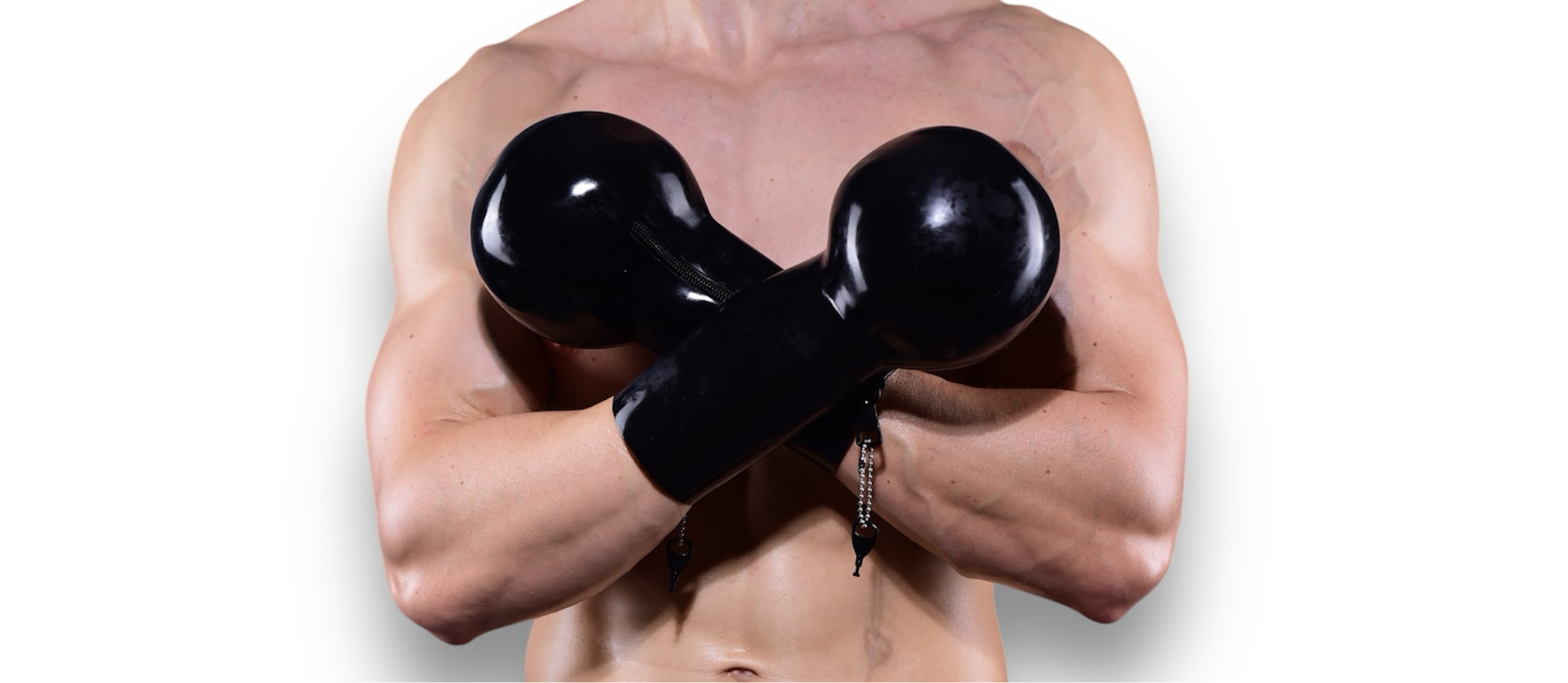 Lockable Latex Mitts