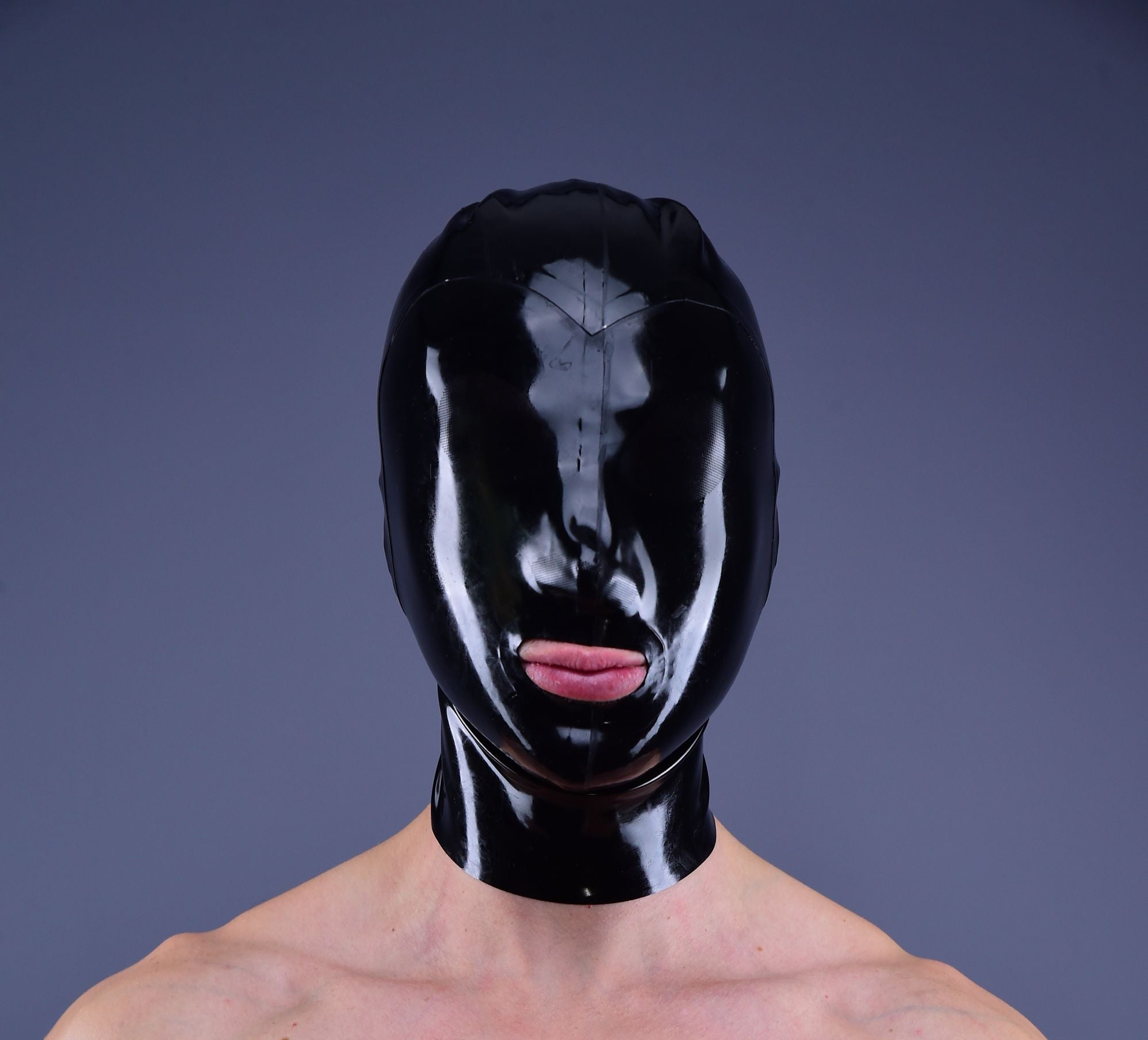 Micro Perforated Latex Hood With Open Mouth