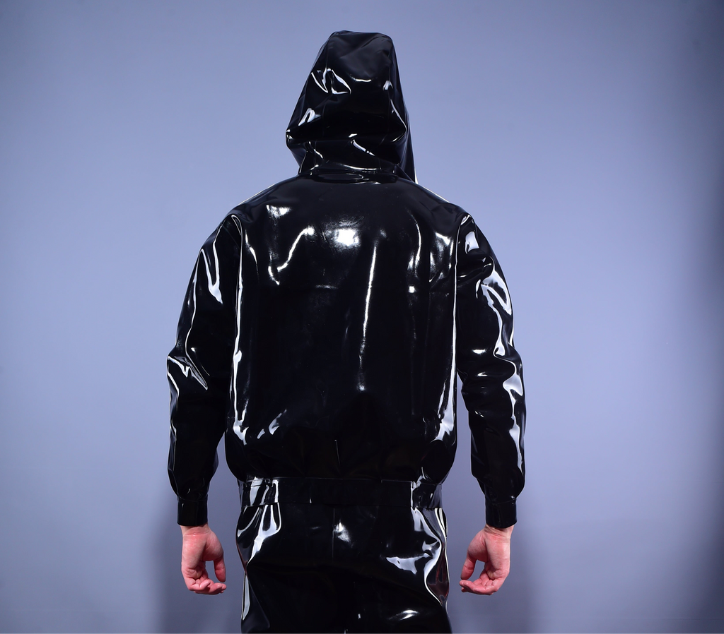 Trackline  Latex Hoodie