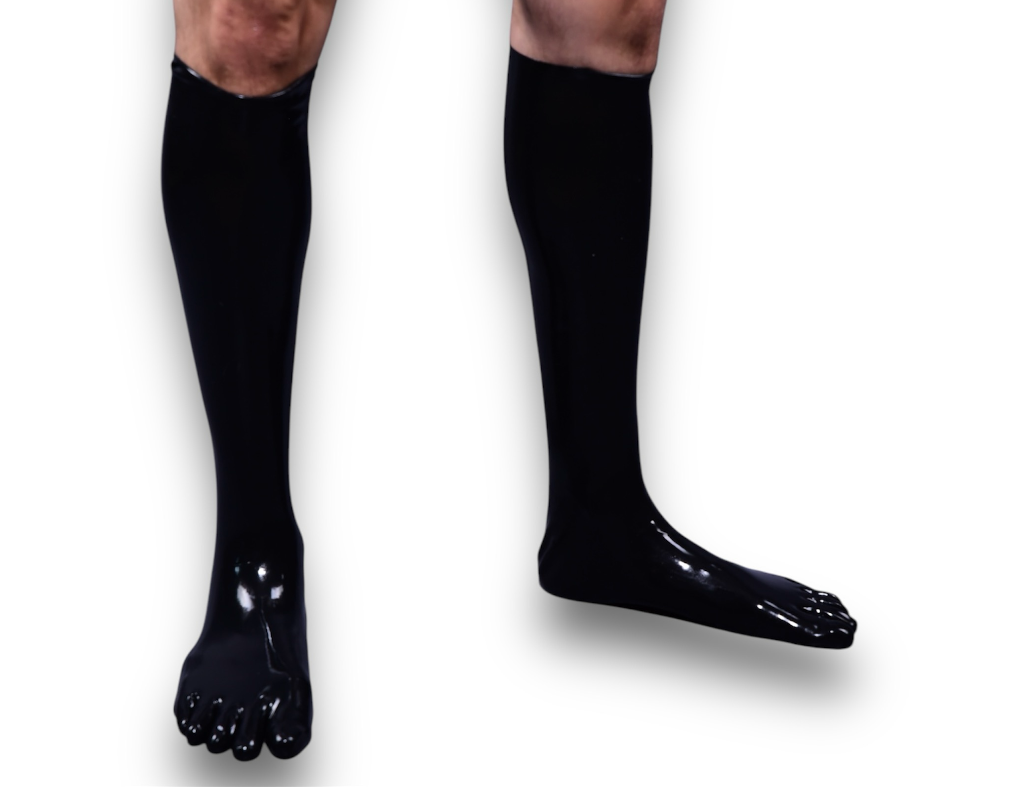 Latex Toe Socks