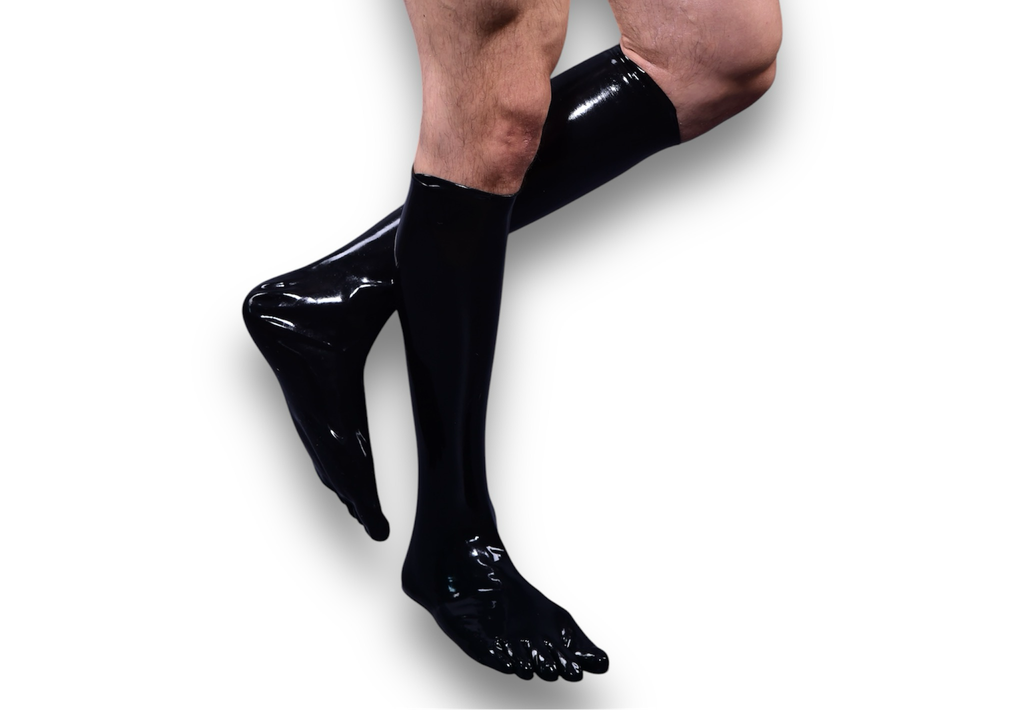Latex Toe Socks