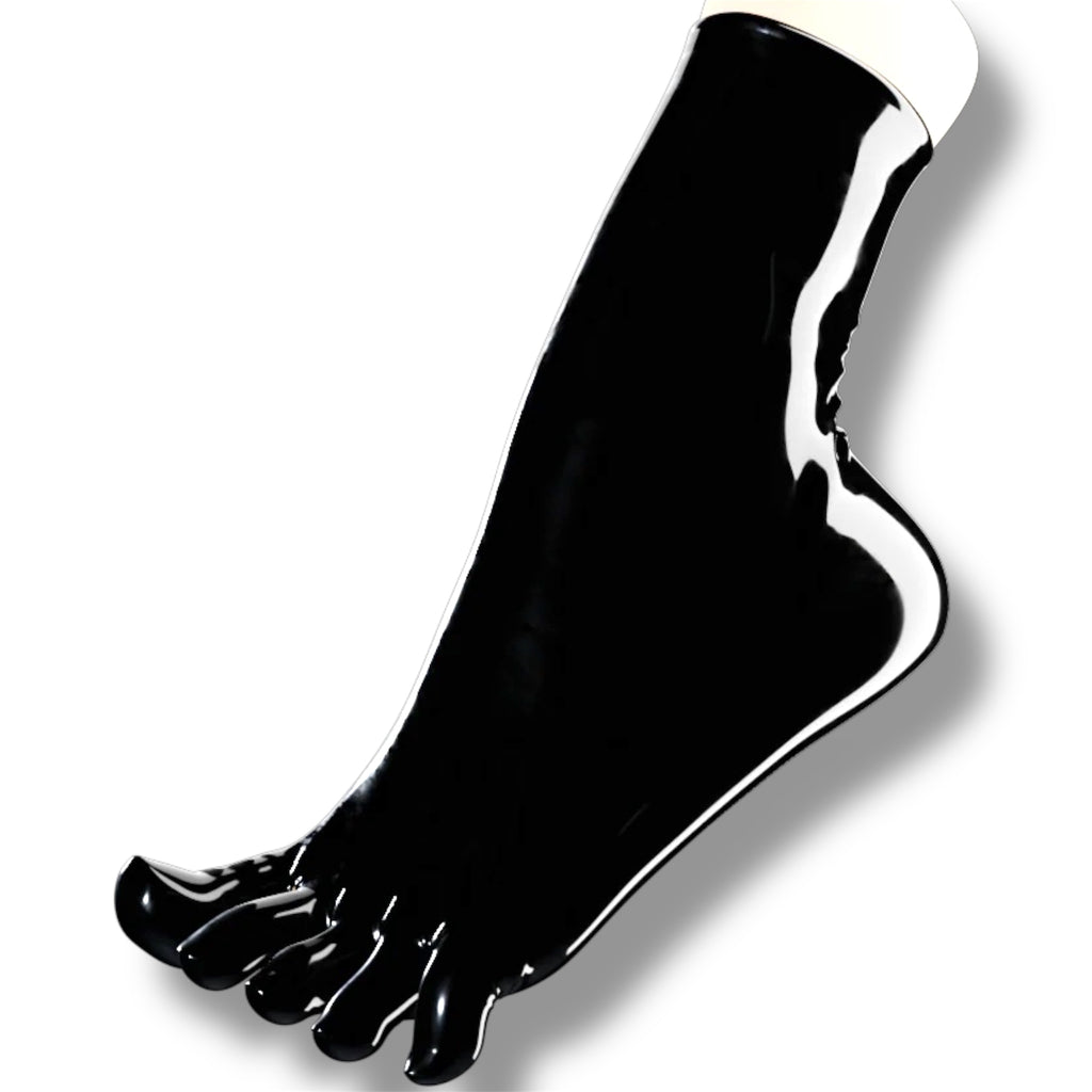Ankle latex toe socks