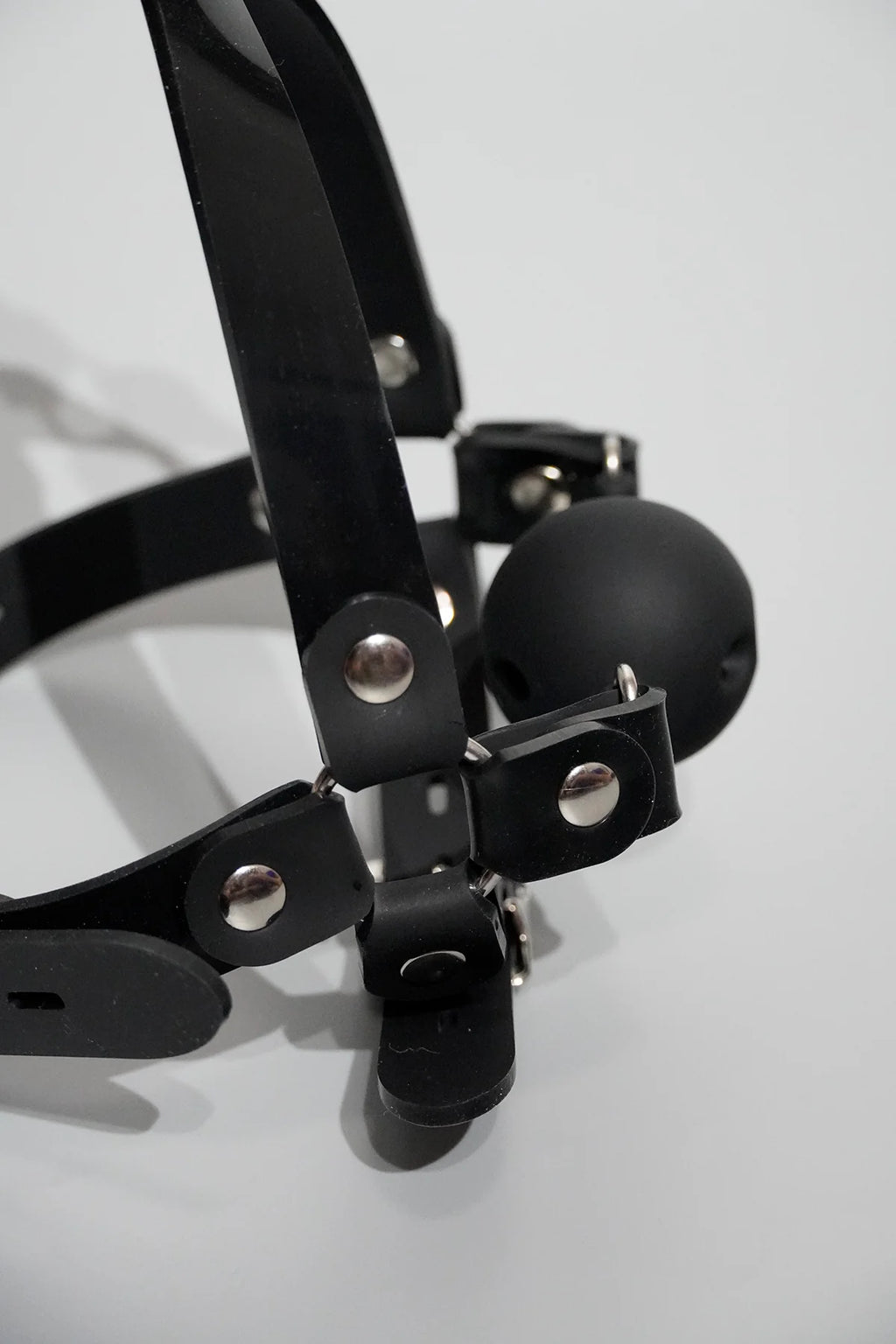 Rubber Harness Ball Gag
