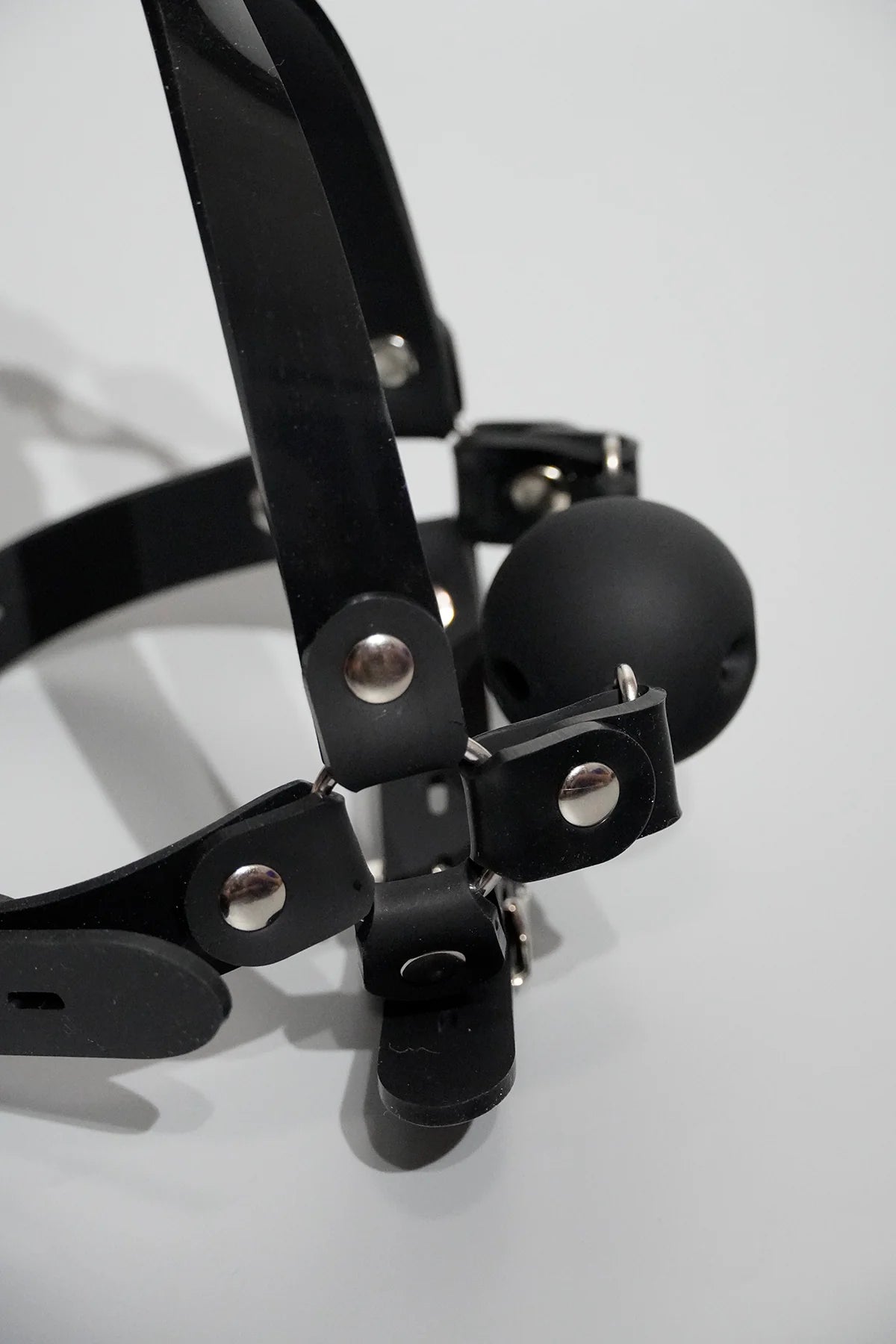 Rubber Harness Ball Gag