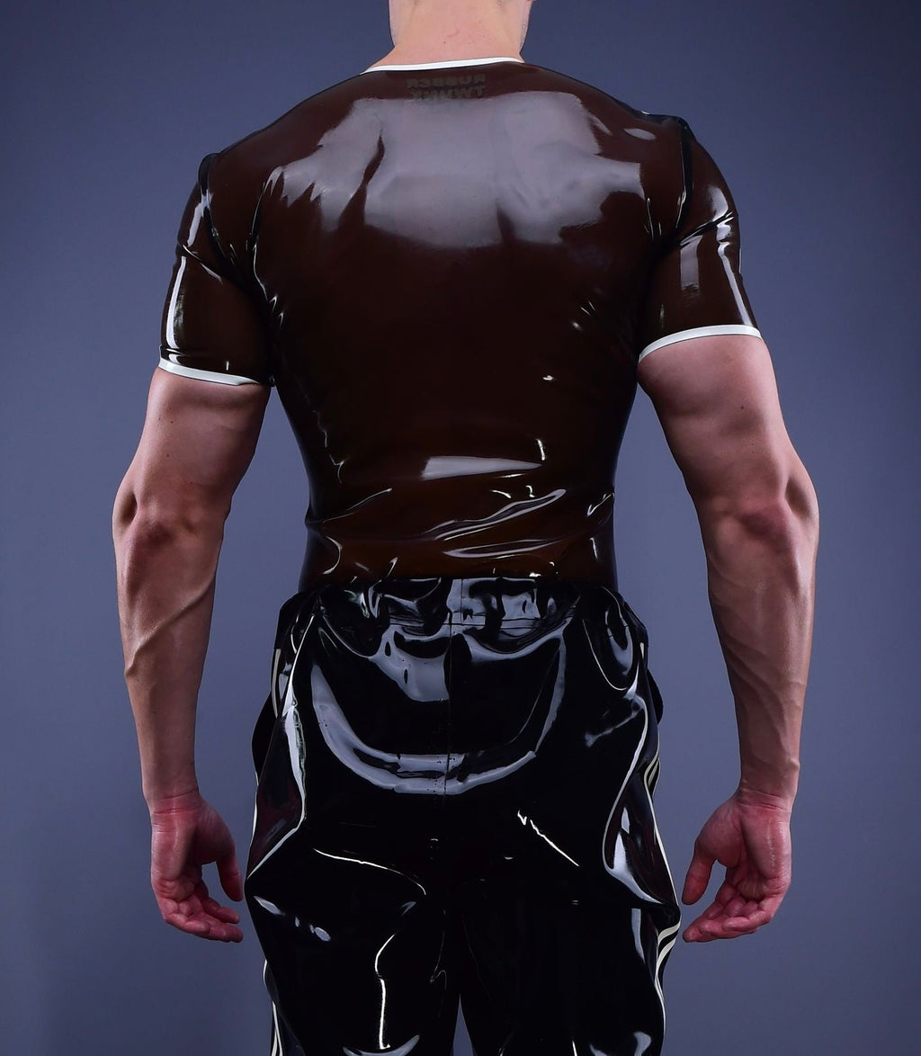 Trackline Latex T-Shirt Black Badge