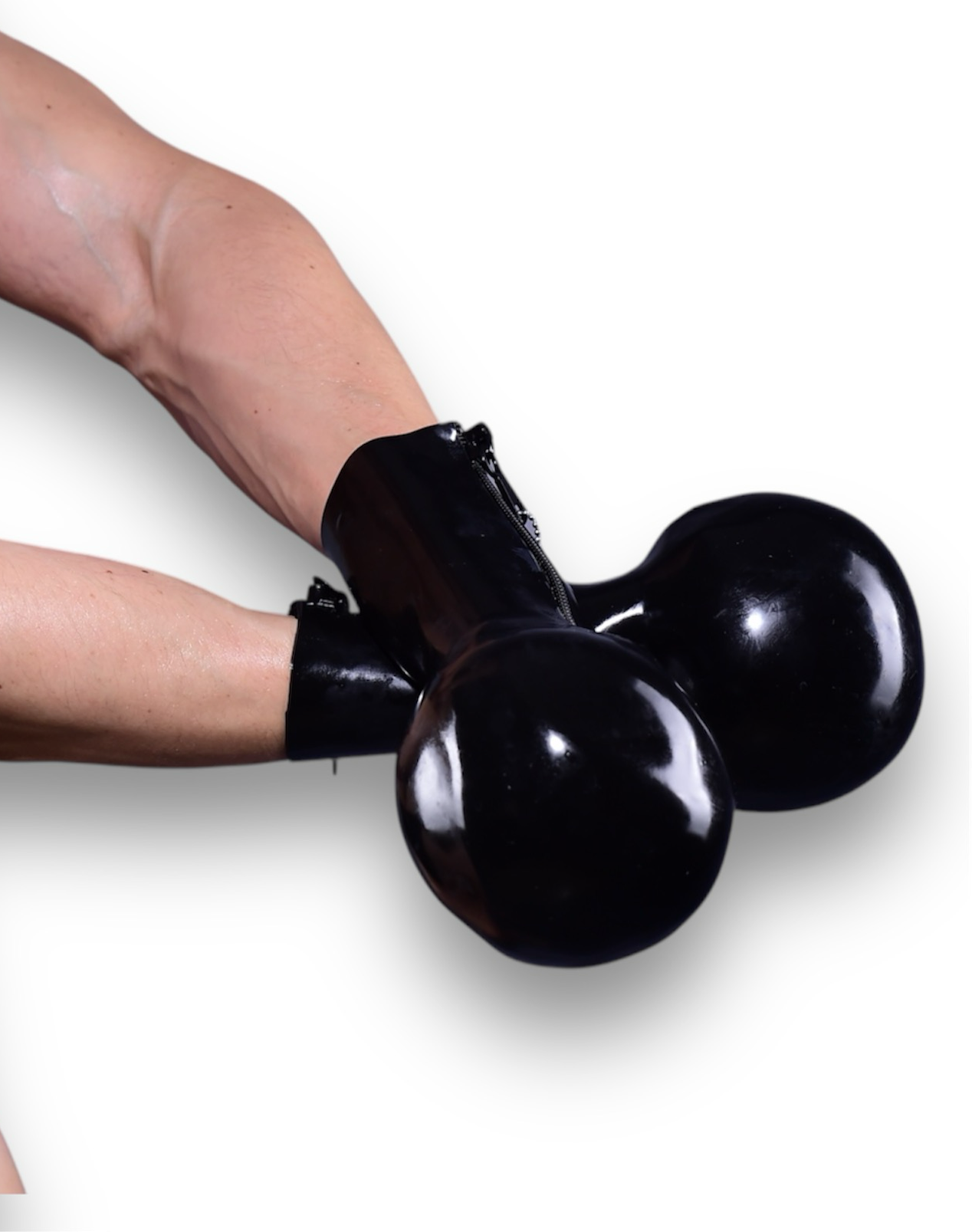 Lockable Latex Mitts