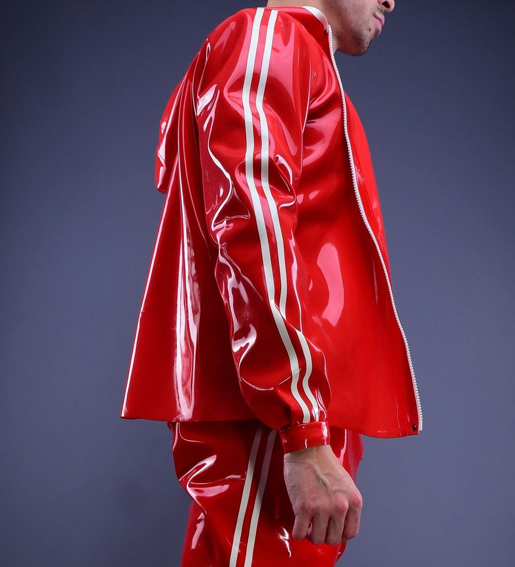 Trackline  Latex Hoodie Red Edition