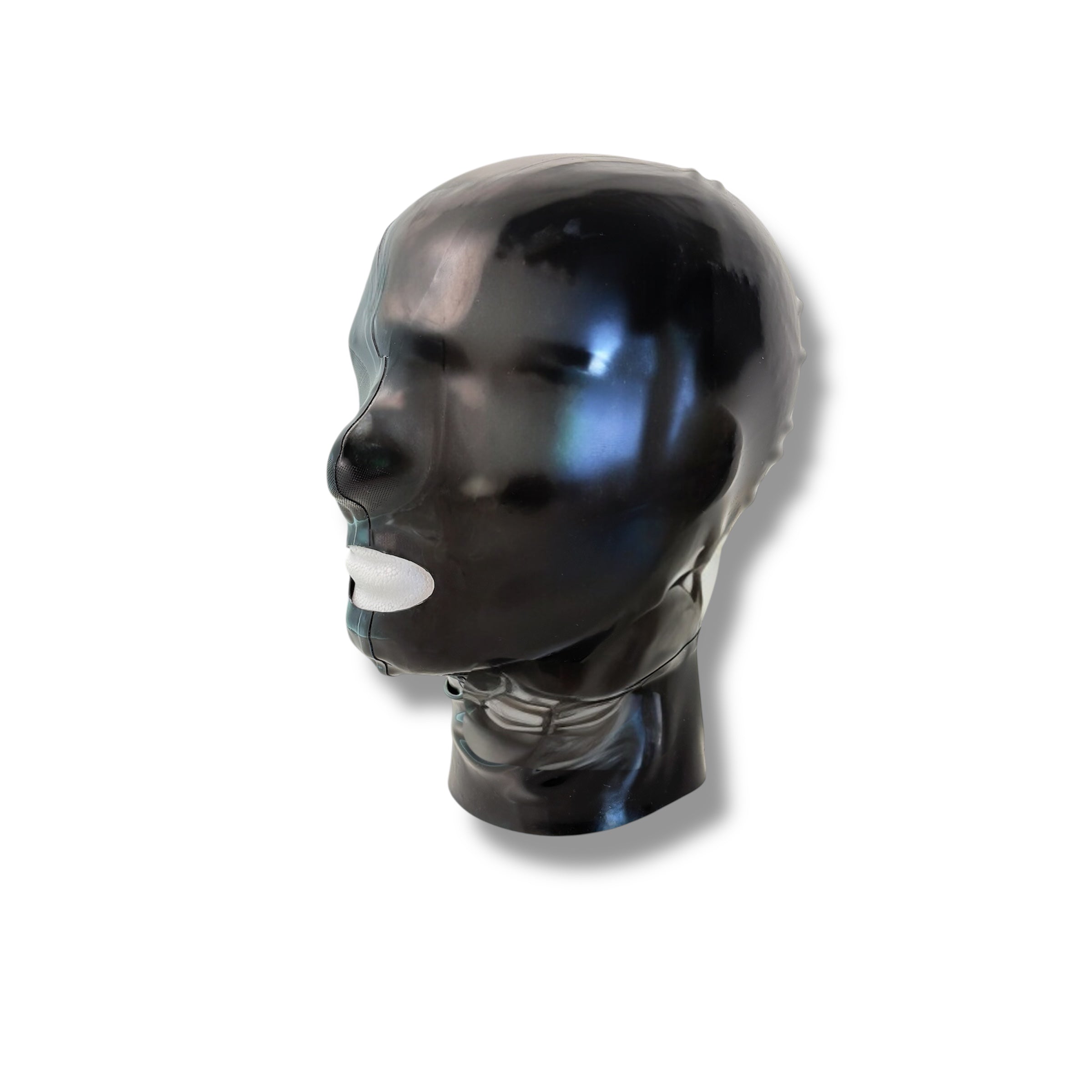 Micro Perforated Latex Hood With Open Mouth
