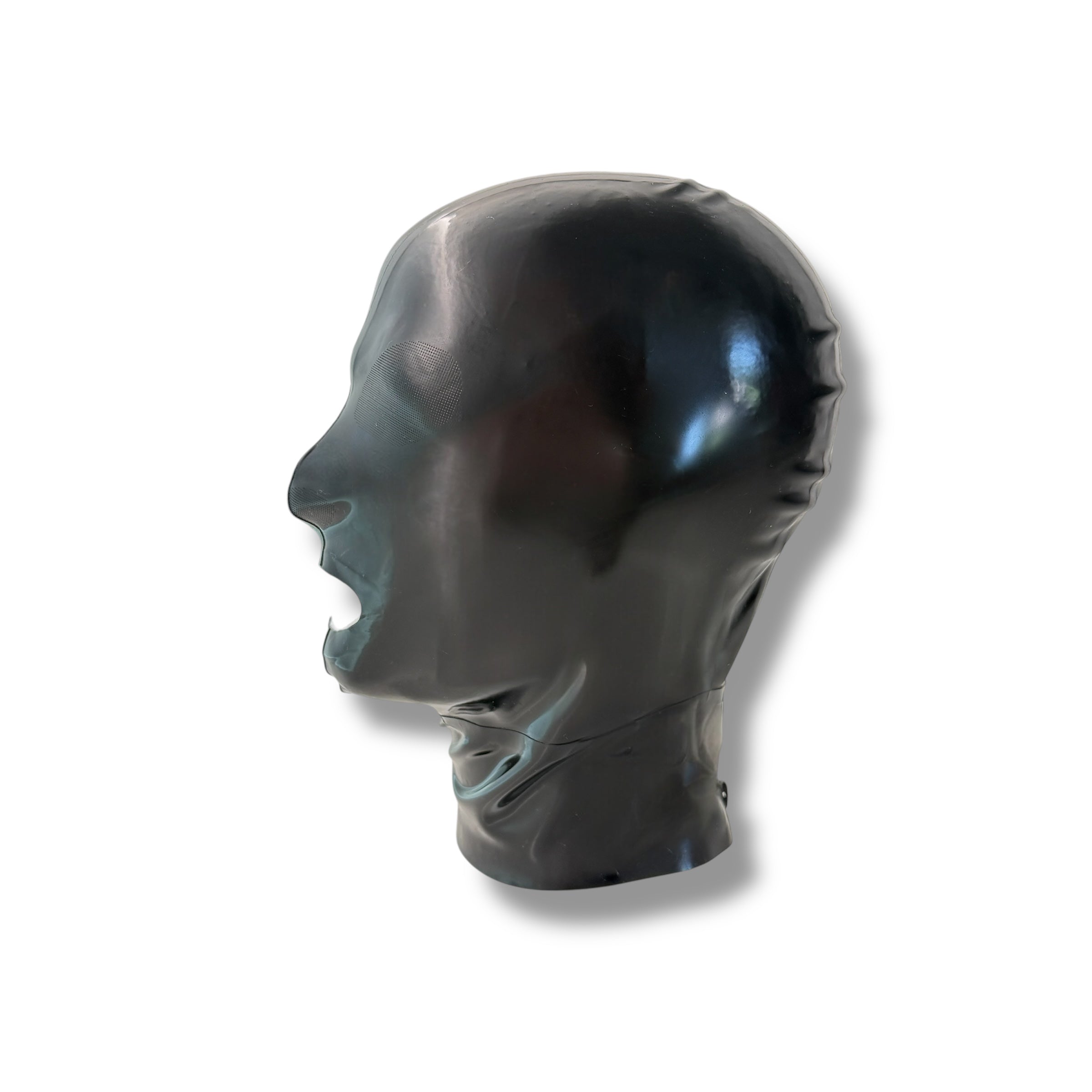 Micro Perforated Latex Hood With Open Mouth