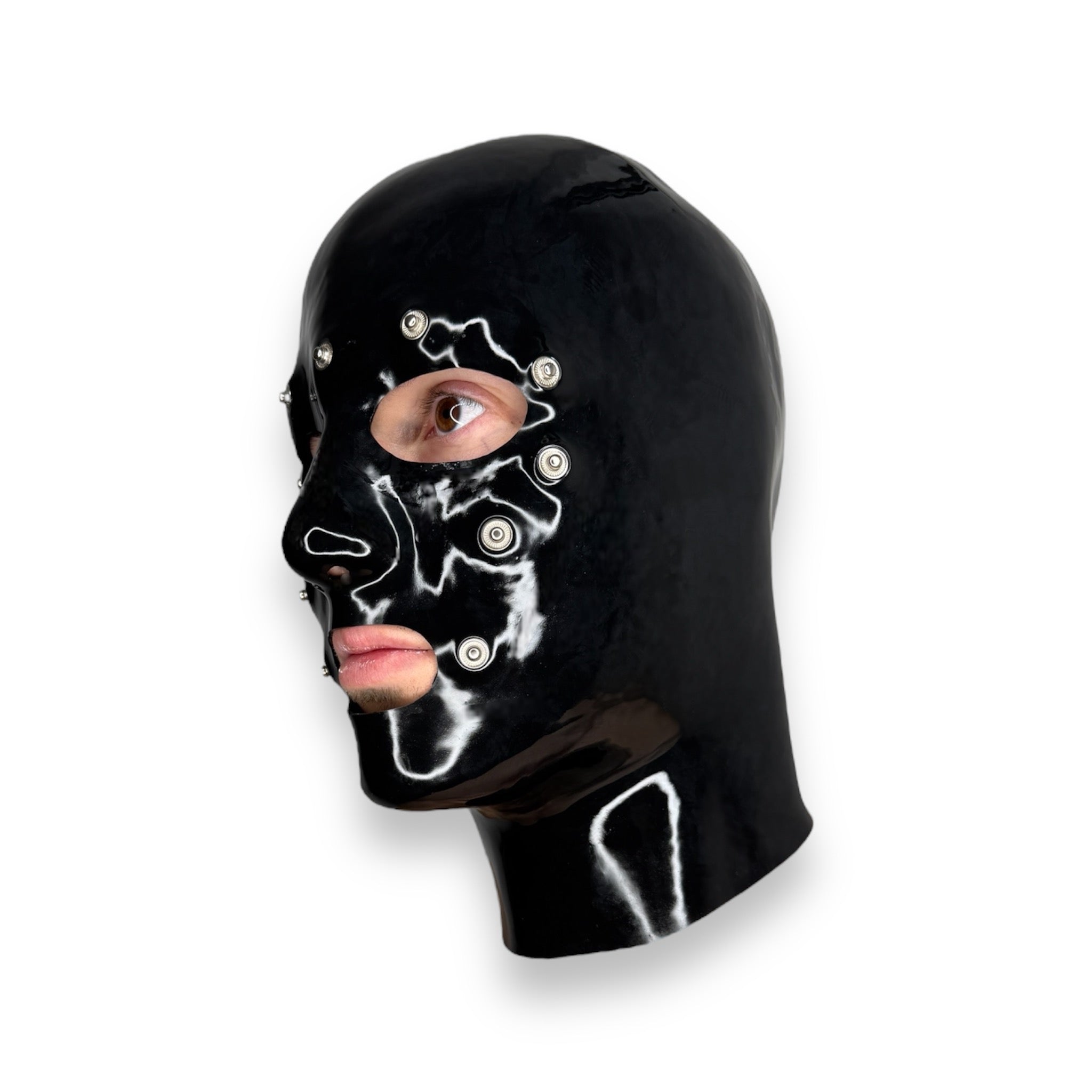 Premium Latex Bondage Hood
