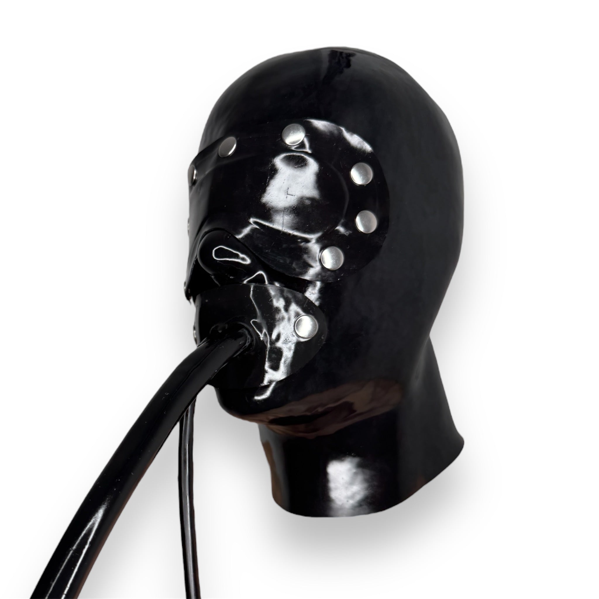 Premium Latex Bondage Hood