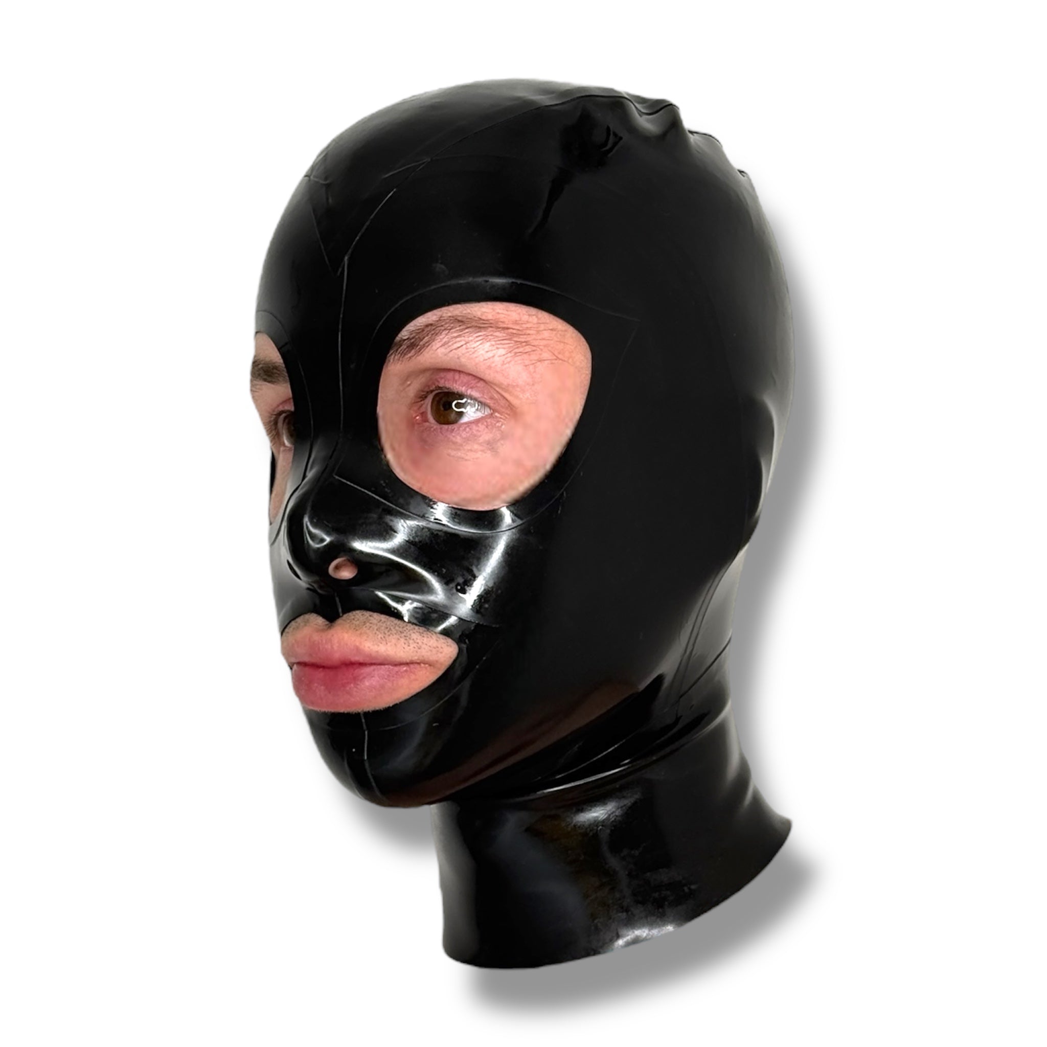 Latex Hood with back zipper