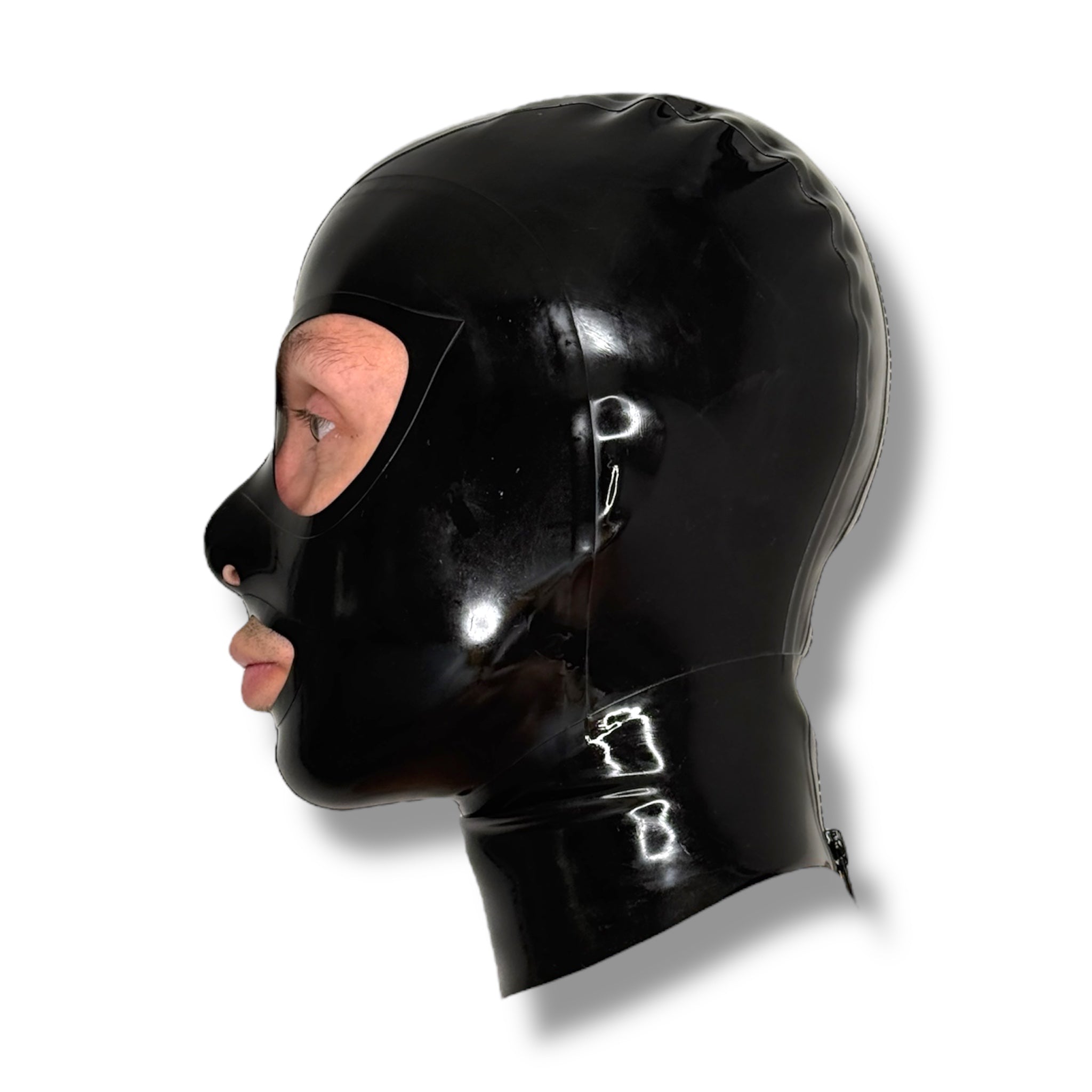 Latex Hood with back zipper